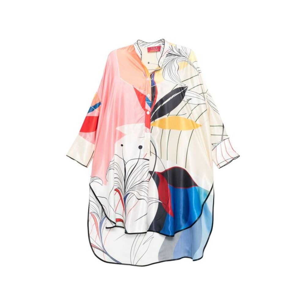 For Restless Sleepers Women Printed Silk Dress